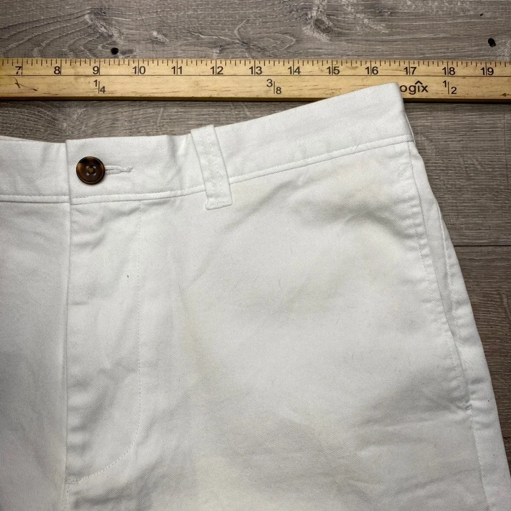 J.Crew Chino Shorts Mens 33 White 7